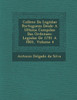 Collec��o Da Legisla��o Portugueza Desde A Ultima Compila��o Das Ordena��es: Legisla�&#