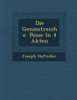 Die Geniestreiche. Posse in 4 Akten