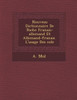 Nouveau Dictionnaire De Poche Fran�ais-allemand Et Allemand-fran�ais � L'usage Des �cole