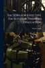 Factors for Effective Facilitator Training Evaluation