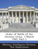 Order of Battle of the German Army, 1 March 1945, Part 2