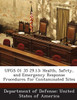 Ufgs 01 35 29.13: Health, Safety, and Emergency Response Procedures for Contaminated Sites