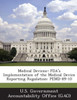 Medical Devices: FDA's Implementation of the Medical Device Reporting Regulation: PEMD-89-10