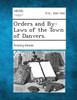Orders and By-Laws of the Town of Danvers.