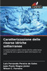 Caratterizzazione delle risorse idriche sotterranee