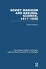 Soviet Marxism and Natural Science: 1917-1932