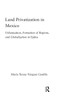 Land Privatization in Mexico: Urbanization, Formation of Regions and Globalization in Ejidos