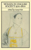 Women in English Society, 1500-1800