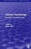 Clinical Psychology: Research and Developments