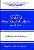 Real and Functional Analysis: Part B Functional Analysis