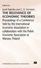 The Relevance of Economic Theories: Proceedings of a Conference Held by the International Economic Association