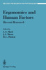 Ergonomics and Human Factors: Recent Research