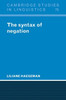The Syntax of Negation