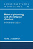 Metrical Phonology and Phonological Structure: German and English