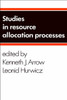 Studies in Resource Allocation Processes