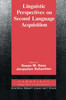 Linguistic Perspectives on Second Language Acquisition