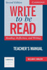 Write to Be Read Teacher's Manual: Reading, Reflection, and Writing
