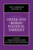 The Cambridge History of Greek and Roman Political Thought