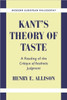Kant's Theory of Taste: A Reading of the Critique of Aesthetic Judgment