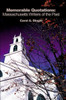 Memorable Quotations: Massachusetts Writers of the Past