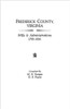 Frederick County, Virginia, Wills & Administrations, 1795-1816