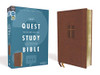 NIV, Quest Study Bible, Leathersoft, Brown, Comfort Print: The Only Q and A Study Bible