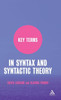 Key Terms in Syntax and Syntactic Theory