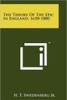 The Theory Of The Epic In England, 1650-1800