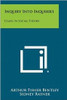 Inquiry Into Inquiries: Essays In Social Theory