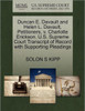 Duncan E. Davault and Helen L. Davault, Petitioners, V. Charlotte Erickson. U.S. Supreme Court Transcript of Record with Supporting Pleadings