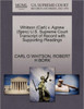 Whitson (Carl) V. Agnew (Spiro) U.S. Supreme Court Transcript of Record with Supporting Pleadings