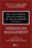 The Blackwell Encyclopedia of Management, Operations Management