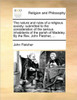 The Nature and Rules of a Religious Society: Submitted to the Consideration of the Serious Inhabitants of the Parish of Madeley. by the Rev. John Flet