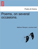 Poems, on Several Occasions.