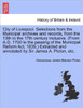 City of Liverpool. Selections from the Municipal Archives and Records, from the 13th to the 17th Century Inclusive. (from A.D. 1700 to the Passing of