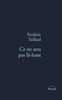 Ce ne sera pas là-haut