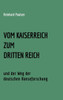 VOM KAISERREICH ZUM DRITTEN REICH und der Weg der deutschen Hanseforschung