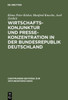 Wirtschaftskonjunktur und Pressekonzentration in der Bundesrepublik Deutschland