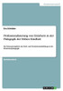 Professionalisierung von Erziehern in der PÃ¤dagogik der frÃ¼hen Kindheit: Ein Konzeptvergleich der Fach- und Hochschulausbildung in der ElementarpÃ¤dago