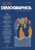 ACTA Demographica: Deutsche Gesellschaft FÃ¼r BevÃ¶lkerungswissenschaft E.V.