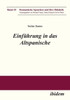 Einführung in das Altspanische.