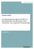 Zur Bedeutung der eigenen Familie fÃ¼r Bewohnerinnen und Bewohner eines Altenheims - eine empirische Untersuchung