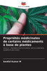 PropriÃ©tÃ©s mÃ©dicinales de certains mÃ©dicaments Ã  base de plantes