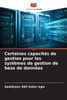 Certaines capacités de gestion pour les systèmes de gestion de base de données