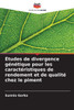 Études de divergence génétique pour les caractéristiques de rendement et de qualité chez le piment