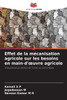 Effet de la mécanisation agricole sur les besoins en main-d'oeuvre agricole