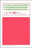 Economic and social effects of multinational enterprises in export processing zones