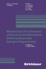 Numerical Treatment of Inverse Problems in Differential and Integral Equations: Proceedings of an International Workshop, Heidelberg, Fed. Rep. of Ger