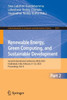 Renewable Energy, Green Computing, and Sustainable Development: Second International Conference, Regs 2025, Hyderabad, India, February 21-22, 2025, Pr
