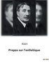Propos sur l'esthÃ©tique